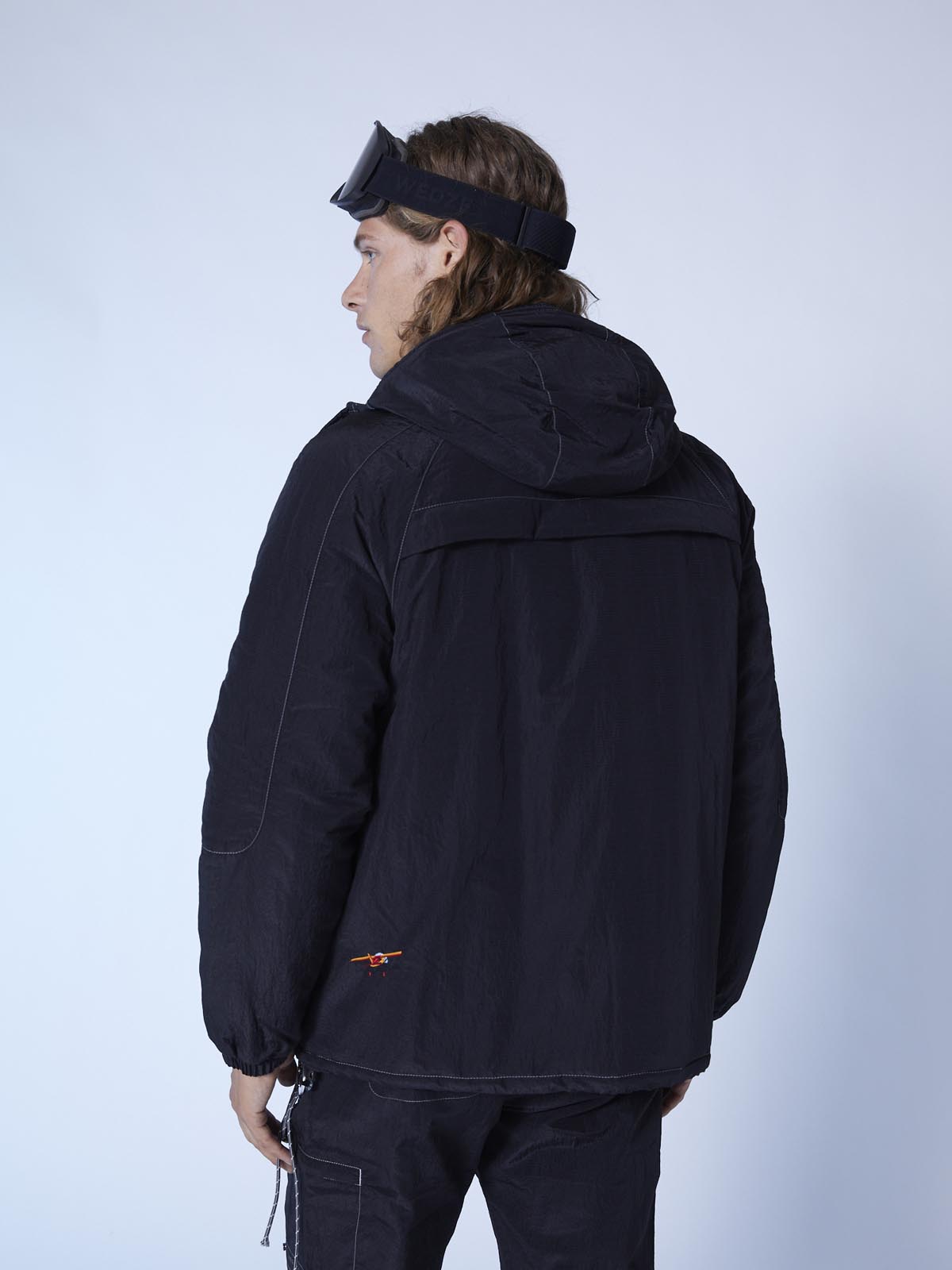 Reversible Maestrale jacket with hood