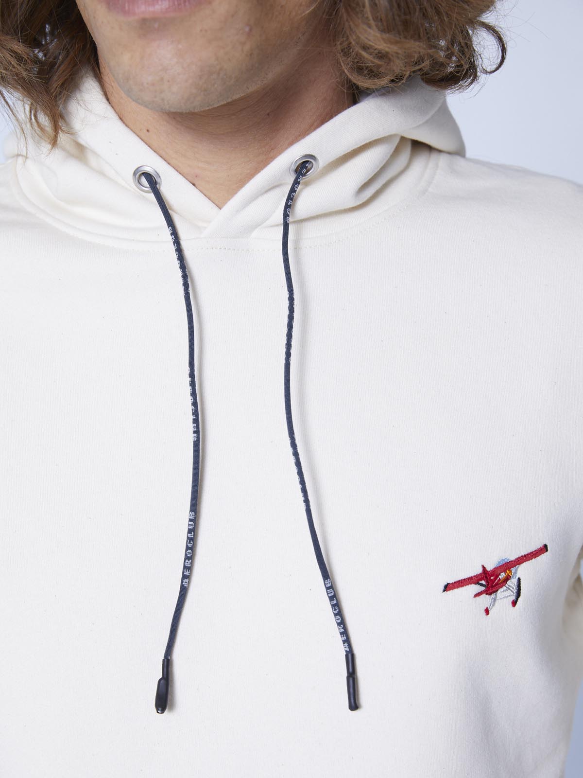 Ander Hoodie with seaplane embroidery