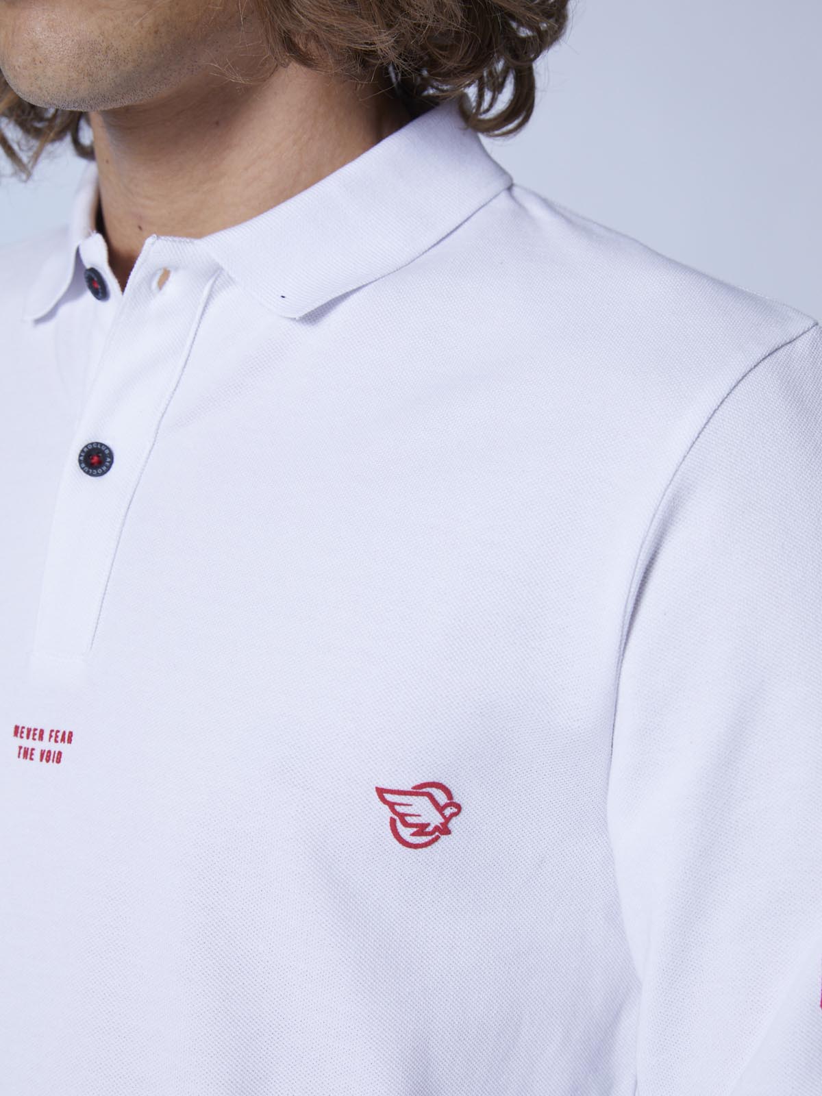 Abel polo shirt with Air Surfer print