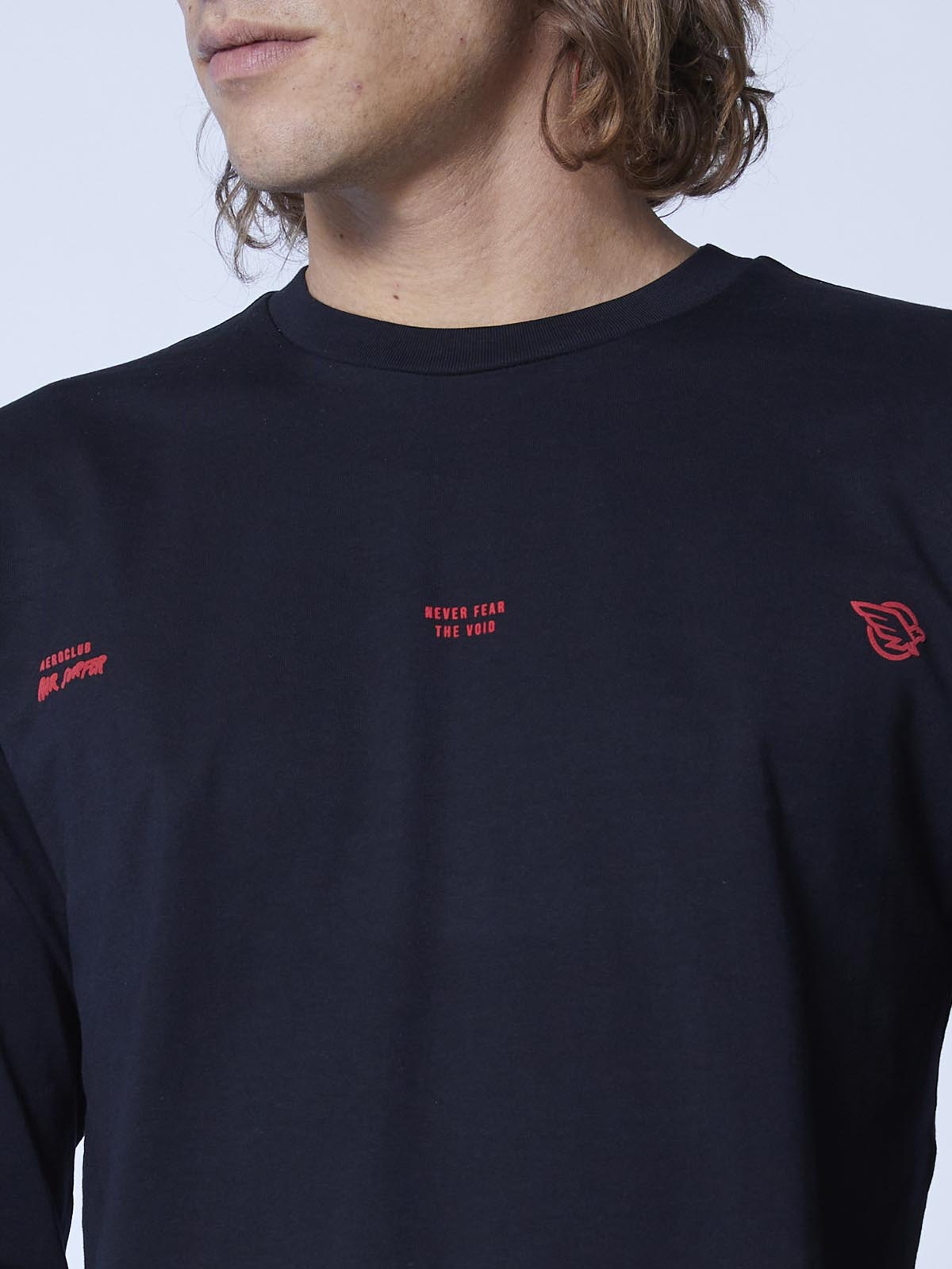 Helm long-sleeved printed T-shirt