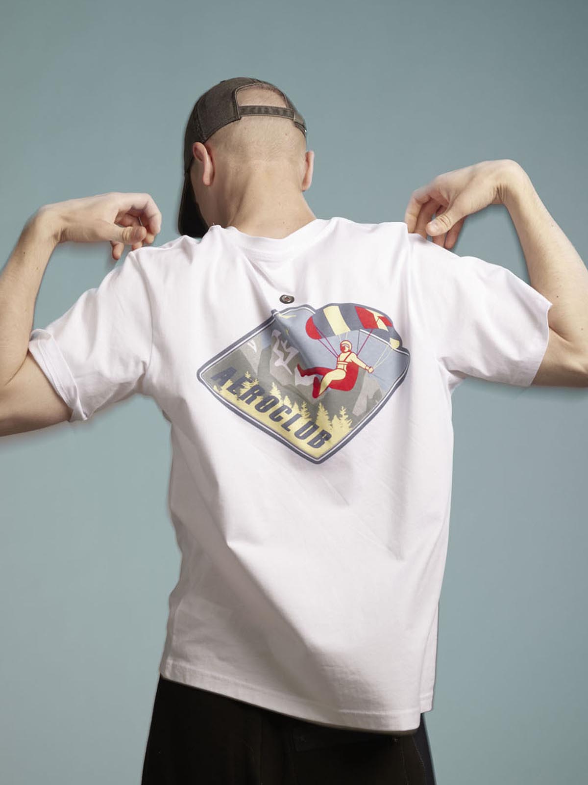 Kona T-shirt stampata sul retro